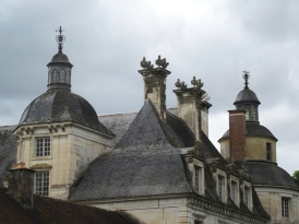 Tanlay chateau roof detail